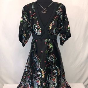 Beautiful silky, colorful dress